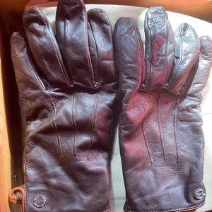 Brown Leather Gloves